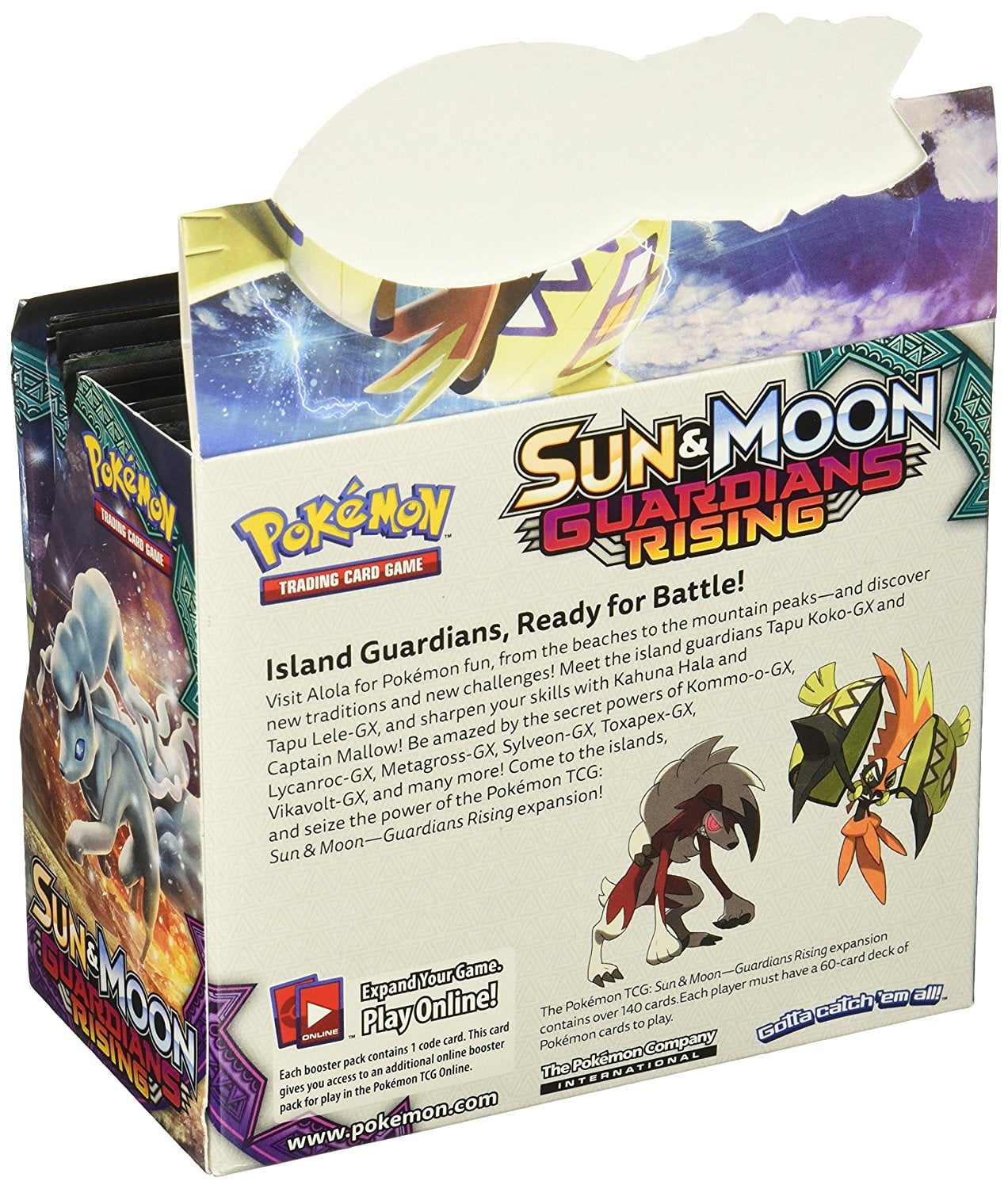 Pokemon Sun And Moon Guardians Rising Booster Box 36 Count