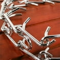 thumbnail image 3 of Adjustable Dog Training Prong Collar Metal Pinch Training Chain Collar Prong Pet Choke Collars Dog Necklace, 3 of 8