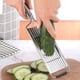 thumbnail image 2 of Rebanadora y rallador de verduras de acero inoxidable Inteprter Conjunto 3 piezas+guantes, 2 of 6