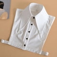 thumbnail image 4 of Falso cuello desmontable cuello blusa media camisas Peter Pan falso cuello para mujeres y niñas favores Estilo1 Baoblaze Collar falso de algodón para mujer, 4 of 8