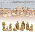 thumbnail image 7 of 9 Piece Nativity Scene Figurines Set Mini Christmas Nativity Resin Ornaments Religious Decor for Home Desk Table Xmas Decorations, 7 of 7