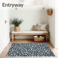 thumbnail image 3 of ODIKA 8'x10' Machine Washable Non-Slip Area Rug, Non Slip Stone Effect Bathroom High Traffic Rug, Gray, 107913, 3 of 7
