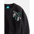 thumbnail image 2 of Wonder Nation Girls Fleece Crewneck Sweatshirt, Sizes 4-18 & Plus, 2 of 3