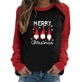 thumbnail image 2 of Clearance under 10.00 LYXSSBYX Womens Long Sleeve Tops Clearance Women Christmas Printing Loose Casual Long Sleeve Raglan Women Blouse Tops, 2 of 6