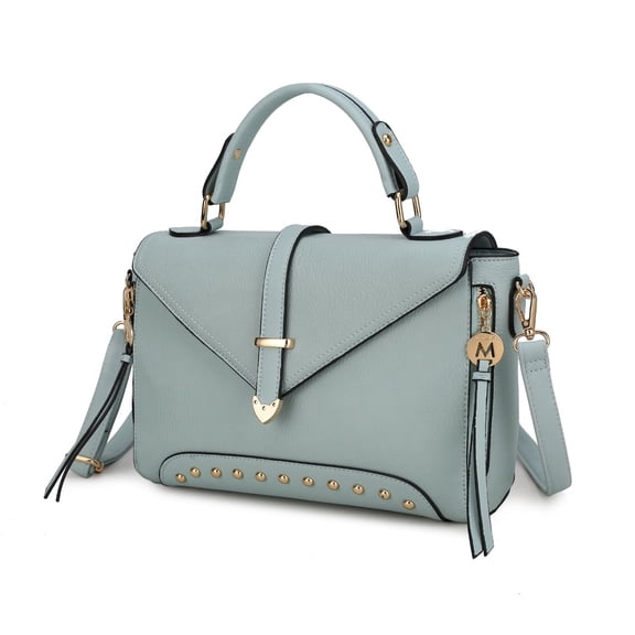 MKF Collection Angela Vegan Leather Bag Woman Handbag - Crossbody by Mia K. - Black