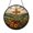 Acrylic 3.5 Inch, variant on Vibrant Cross Stained Glass Suncatcher, Round Floral Pathway Panel with Colorful Flowers and Sunlight, Faith Home Decor