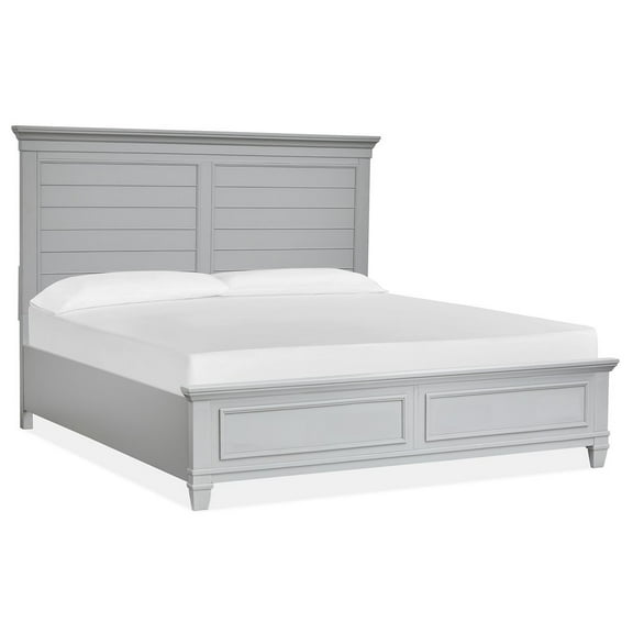 Magnussen Home Charleston Harbor Gray Queen Grey Panel Bed