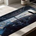 thumbnail image 6 of Extended Gaming Mouse Pad, 35.4"x15.7" Airplane Cockpit Clouds Desk Mat for Keyboard and Mouse, Non-Slip Water-Resistant, 6 of 7