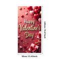 thumbnail image 3 of Valentine's Day Banner Heart Balloons Pink Roses Gift Box Backdrop Party Supplies Photography Props Romantic Decorations Festive Décor Background, 3 of 4