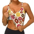 thumbnail image 4 of Naloa Donut Sports Bras for Women, High Support Bra with Removable Pads, Comfortable - Large, 4 of 9