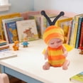 thumbnail image 6 of Tarmeek 1 Pack Baby Doll Toys for Toddlers 4.5 Inch Mini Doll Cute Kids Doll Toys with Animals Costumes Birthday Christmas Gifts for Kids Age 3 4 5 6 7 Years Old, 6 of 7