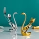 thumbnail image 4 of Cisne De Acero Inoxidable, Soporte De Maquillaje, Almacenamiento Multifuncional Para El Hogar, Accesorios De Decoración Para El Hogar De Animales, Portalápices, Tenedor Yuarrent HA039934-02, 4 of 6