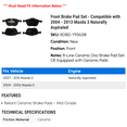 thumbnail image 2 of Front Brake Pad Set - Compatible with 2004 - 2013 Mazda 3 Naturally Aspirated - Raybestos, 2 of 2