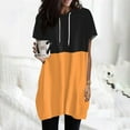 thumbnail image 2 of Seductiva Women's T-Shirts Short Sleeve Summer Tops Women Summer Oversized Hoodies Casual Shirts Fashion Tunic Tops Pullover With Pockets Casual Summer Tops Trendy Solid Loose Fit Tshirt Basic Tees, 2 of 5