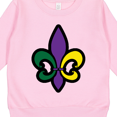 thumbnail image 3 of Inktastic Fleur De Lis Mardi Gras Holiday Toddler Sweatshirt, 3 of 4