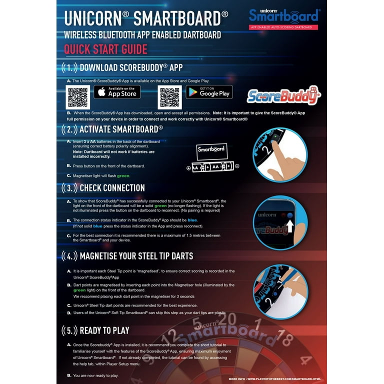 ダーツ unicorn smart  board Amazon.com : Unicorn Smartboard Bristle Dartboard - Bristle