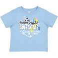 thumbnail image 3 of Inktastic Im Down Right Awesome Down Syndrome Awareness with Arrow Boys or Girls Baby T-Shirt, 3 of 5