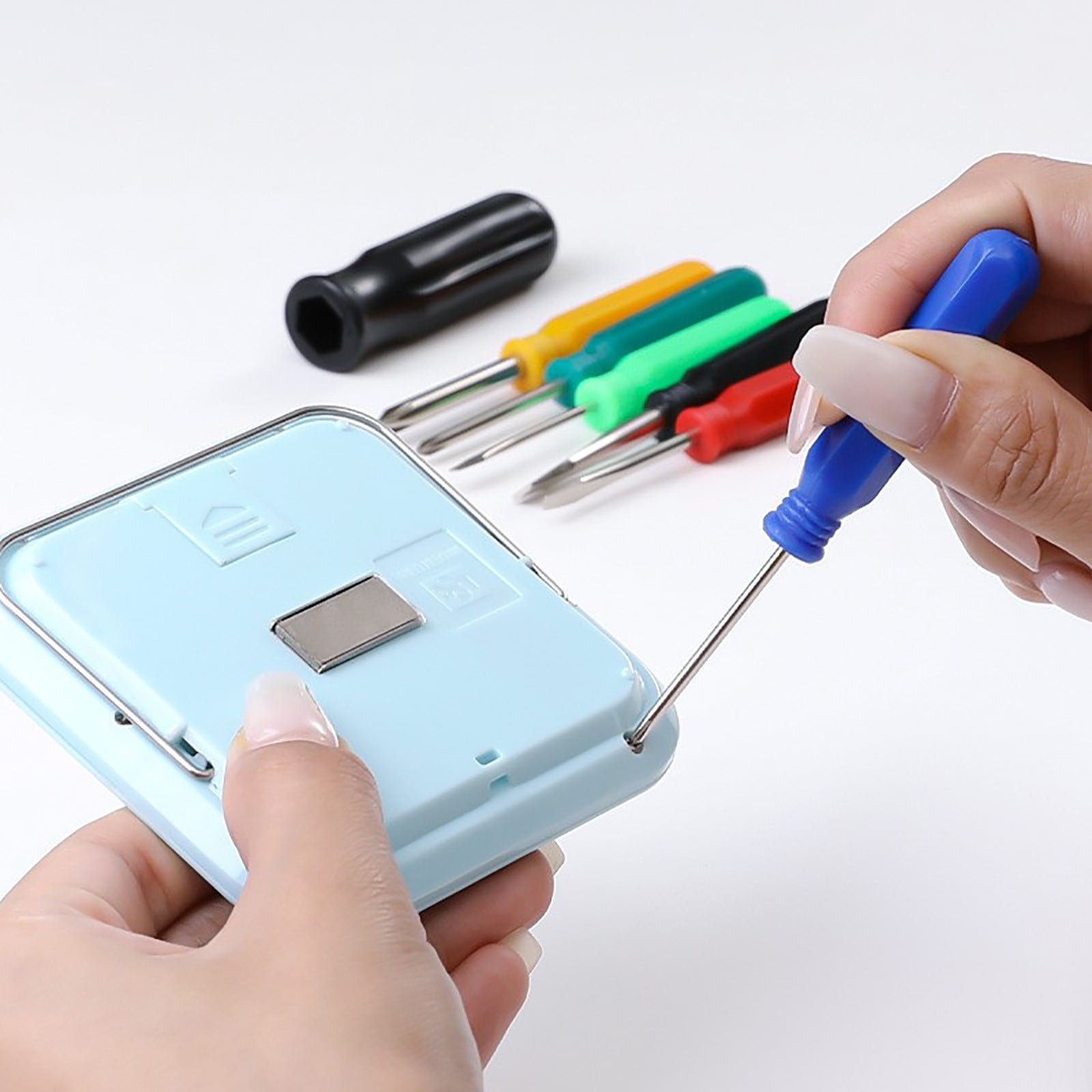 Cadorn Mini Cross and Flat Head Screwdriver Set - Portable & Compact Multipurpose Tool Kit