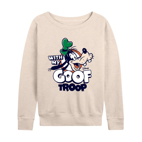 Disney - My Goof Troop - Women's French Terry Long Sleeve Pullover