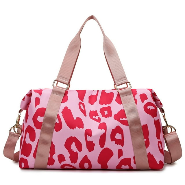 Bolso Tote para las Mujeres Bolso Tote de Viaje Grande, Bolso Tote de Gimnasio Expandible, Bolso de Noche de las Mujeres con la Cubierta de la Barra de Tirado Bolso Húmedo, Bolso de Equipaje de Viaje,