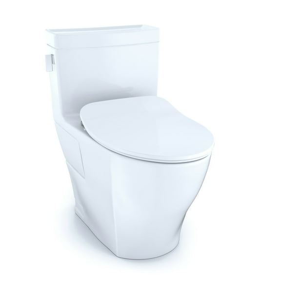Toto MS624234CEFG#01 Legato 1.28 Gpf One Piece Elongated Chair Height Toilet - White