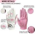 thumbnail image 3 of FINGER TEN Women’s Golf Gloves Ladies Left Hand Right Value 6 Pack, All Weather Extra Grip Size Fit Small Medium Large XL, 3 of 5