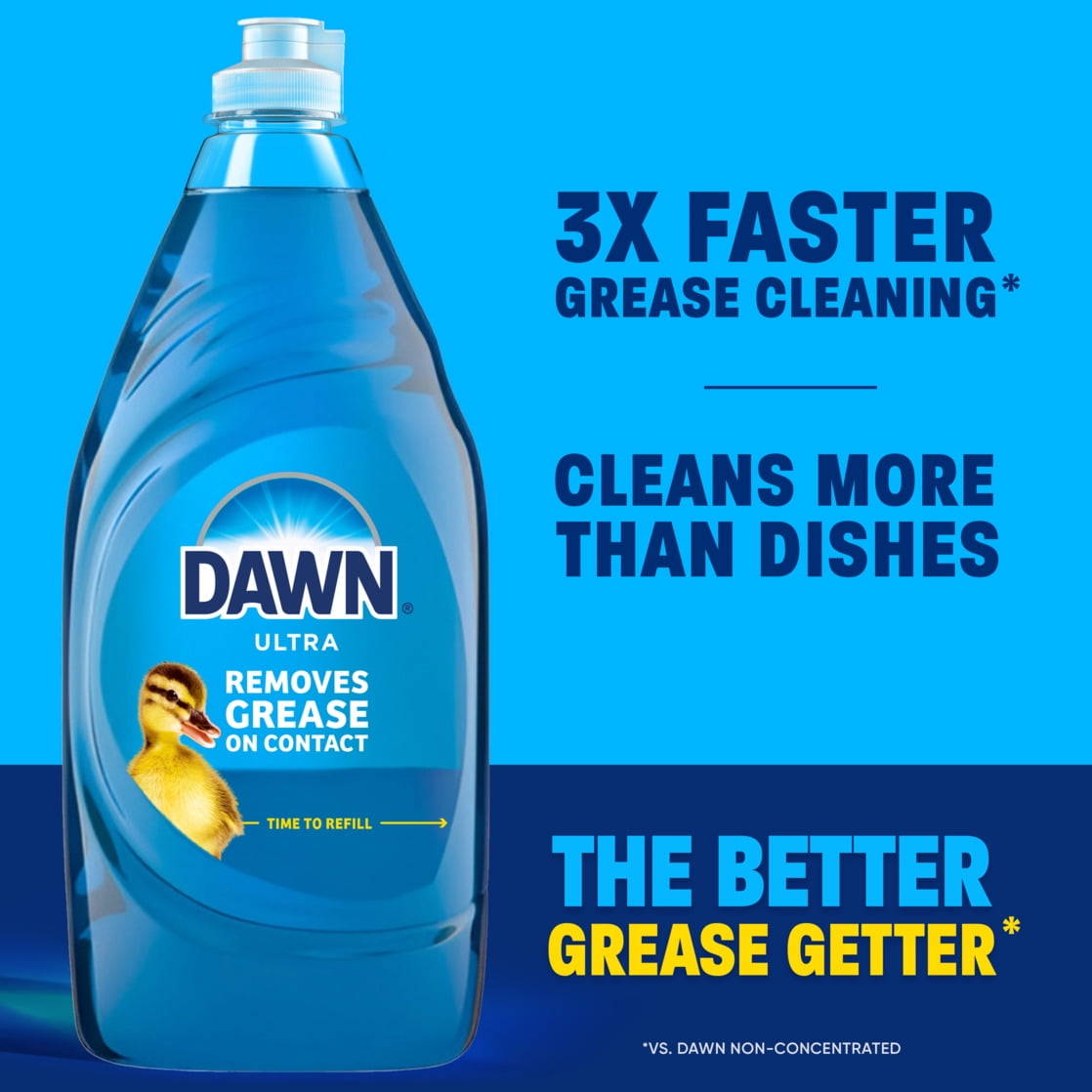 (10 pack) Dawn Ultra, Dish Soap Apple Blossom, 18oz