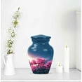thumbnail image 6 of JAGASY Pink Rose Urn for Ashes for Women - Sunset Small Urns for Human Ashes Keepsake - Blue Memorial Urn for Mother and Father - Tiny Flowers Urns for Mom & Dad - (3 Inch), 6 of 7