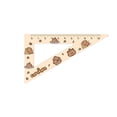 thumbnail image 6 of 4pcs/set  Creative Acrylic Set Square Drawing Tools Straight Ruler Soft Ruler Set Capybara Set of Rulers Protractor 1, 6 of 8