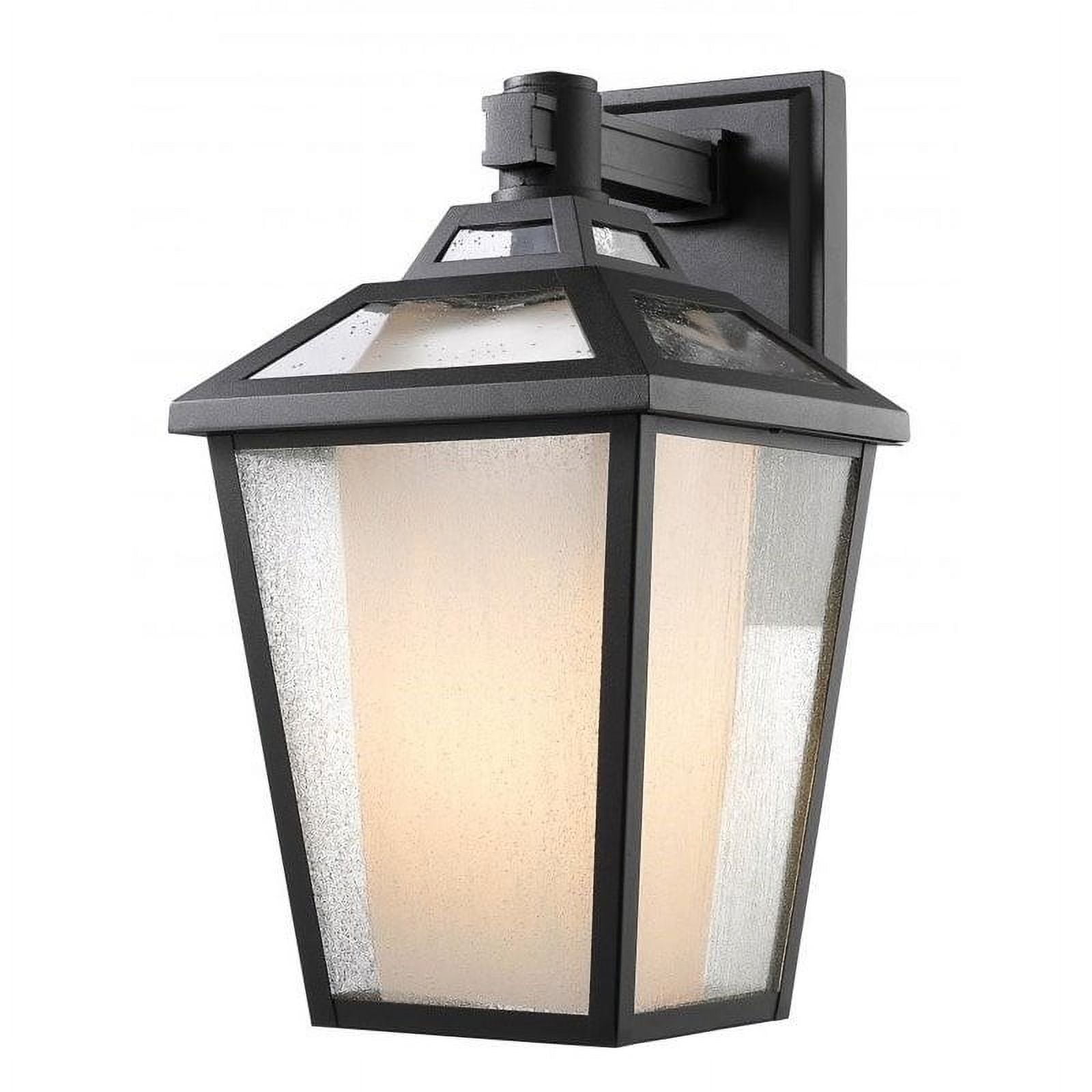 Luz* Z-Lite 532M-BK Memphis 1 Light Outdoor Wall Light - Black