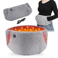thumbnail image 1 of USB Electric Heated Lumbar Support Belt Portable, Soft & Comfortable Heating for Winter, Back Pain Relief, Menstrual Comfort, Office Use, 1 of 5