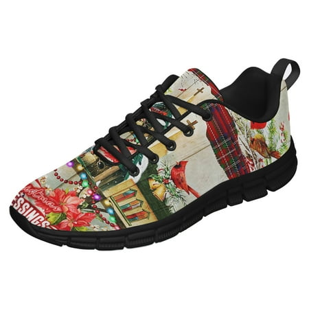 

Christmas Blessings Running Shoes Sneakers Mesh Black Size 12