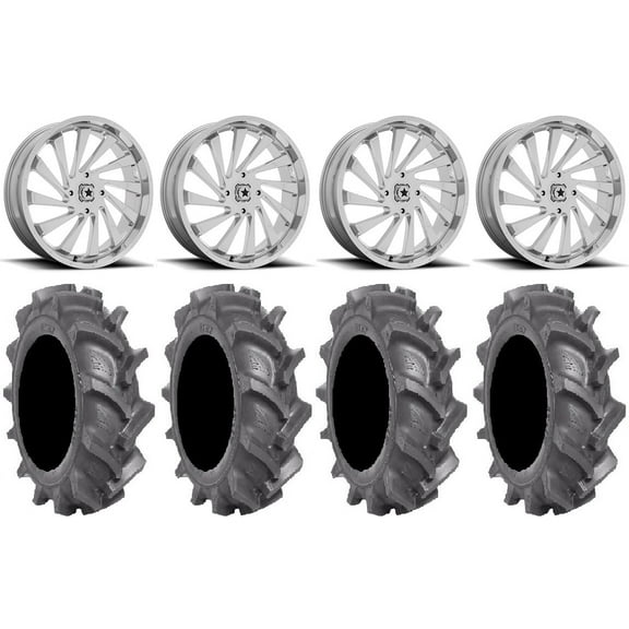 MSA Blade 20" Wheels Chrome 35" BKT AT 171 Tires Polaris RZR XP 1000 / PRO XP / Ranger XP 900/1000