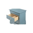 thumbnail image 5 of Homestock Vintage Visions Nightstand With Dovetailed Drawers and Traditional Design, Ideal for Storing Bedside Essentials with Lasting Durability-Color:Teal,Size:2 Drawer, 5 of 6