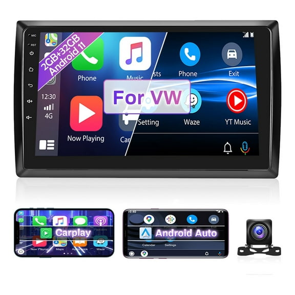 Torovo Car Radio Car stereo Android 11 2 32g C/carplay P/vw Beetle 2012-2018