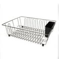thumbnail image 2 of (2 pack) Mainstays Large Wire Dish Rack Black/Chrome - 17.5" x 13.7" x 5.5", 2 of 7