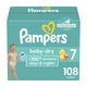 thumbnail image 1 of Pañales Pampers Baby Dry, tamaño 7, suministro para un mes (108 unidades), 1 of 8