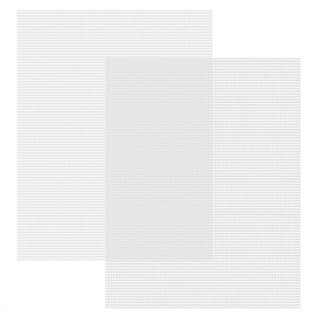 7 Count Plastic Mesh Canvas Sheets for Embroidery, Acrylic Yarn Crafting,Crochet Projects and Make Aquarium Dividers