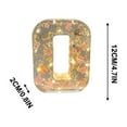 thumbnail image 3 of Veilleuse Fleur Lettre en Résine Décoration Maison Cadeau, 3 of 3