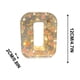 thumbnail image 3 of Flower Night Light Flower Letter Resin Home Decoration Gift, 3 of 3