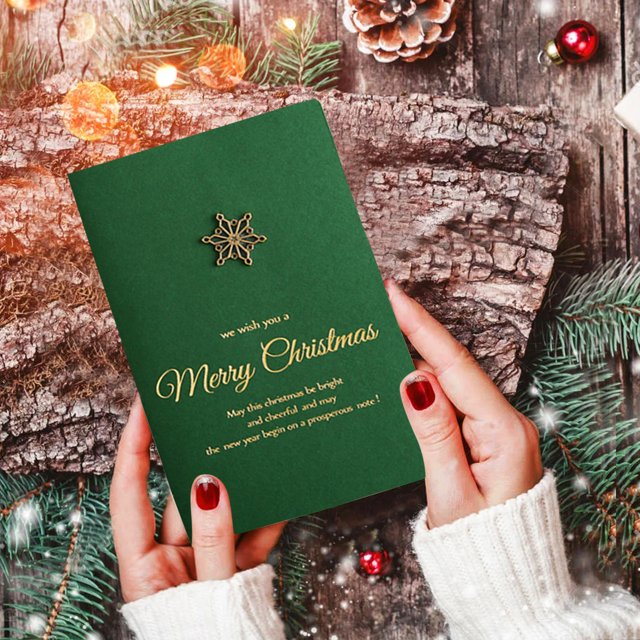 Décorations de Noël Extérieures Carte de Vœux Assortiment de Cartes de Noël - Cartes de Vœux Classiques Enveloppes Incluses, Meilleures Cartes de Vœux Sentiments à l'Intérieur Carte de Vœux de Fête