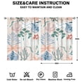 thumbnail image 2 of Clean Floral Curtains 2 Panels 42x54 Inch, Rod Pocket Blackout Drapes for Bedroom and Everyday Simplicity, 2 of 2
