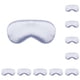 thumbnail image 2 of Minnieouse Cubierta para los ojos Lados dobles Suministro para dormir Venda para los ojos Resistente Bloqueo de luces Accesorios de viaje Vendas Blanco 10Conjunto, 2 of 6