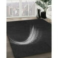 thumbnail image 3 of Ahgly Company Machine Washable Indoor Rectangle Transitional Night Black Area Rugs, 6' x 9', 3 of 7