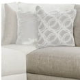 thumbnail image 3 of Benzara BM204514 Fabric Upholstered Armless Chair with Cushioned Seating, Beige, 3 of 3