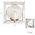 thumbnail image 5 of Tyler Dillon Square & Circle Decorative Wall Mirror with Candle Holder 12" x 12", 5 of 8