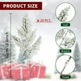 thumbnail image 2 of Triani 20Pcs Artificial Pine Needles Branches 12.6 Inch Cedar Leaves Needle Sprigs Fake Pine Leaves Twigs Evergreen Picks for Holiday Arrangements and Christmas Displays, 2 of 7