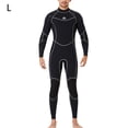 thumbnail image 2 of TureClos Trajes de neopreno Trajes de buceo Traje de neopreno para hombres y mujeres Traje de baño profesional Protección Piel de buceo de una pieza para Scuba Surf Natación Hombre / azul marino L TureClos JD733114937, 2 of 7