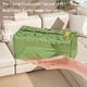 thumbnail image 5 of Caja de papel hiérmico de baño montada en la pared | Plástico para soporte de papel higiénico | Instalación sin taladro | Diseño a prueba de lluvia | Verde Blanco | Estantería de almacenamiento, 5 of 7