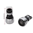 thumbnail image 3 of Kitchen 360 Degree Rotating Nozzle Rotate Faucet Connector 2Pcs Cleaning Aerator 1Pc Shower Accessories Bubbler Filter, 3 of 5